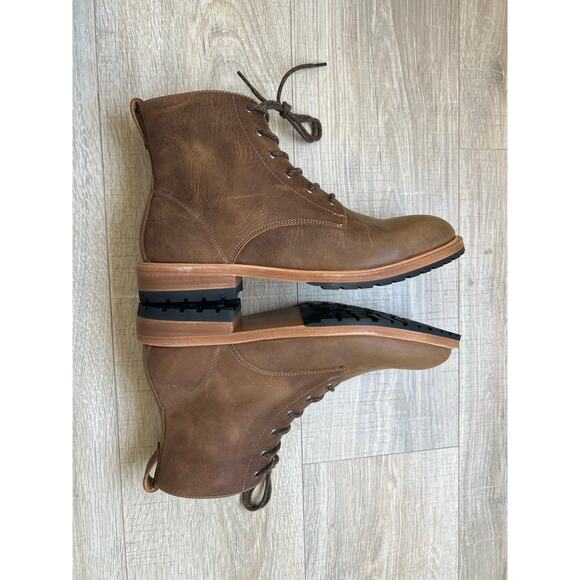 NEW Nisolo All Weather Boot Tobacco brown leather size 10 - Picture 6 of 12